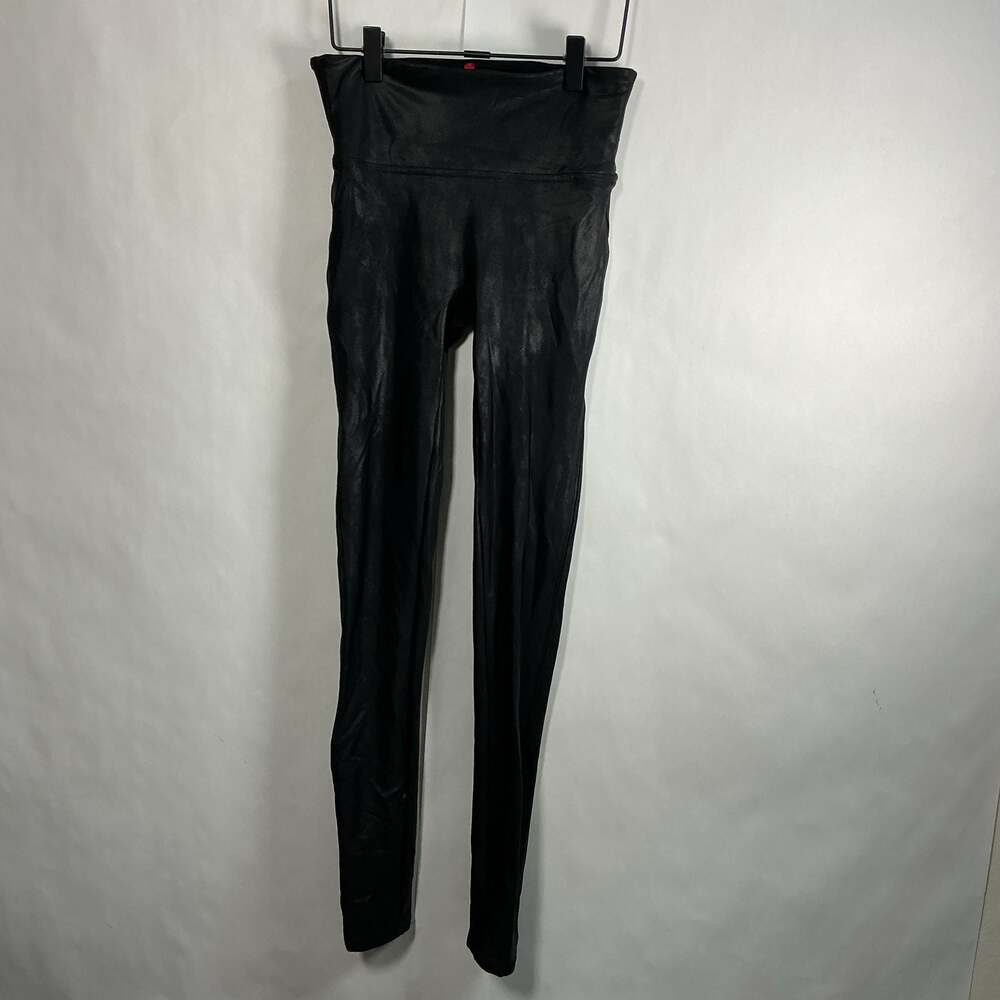 Spanx Faux Leather Leggings Black Size Small